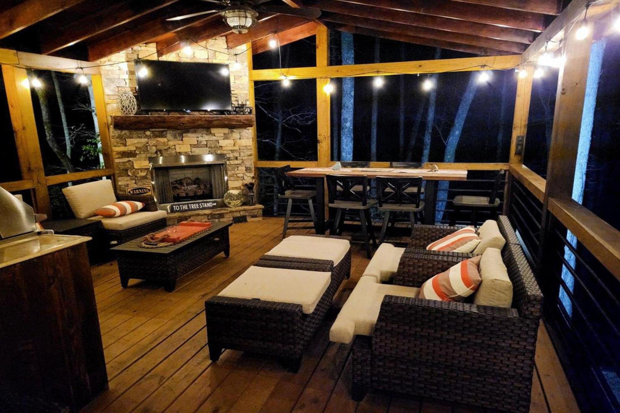 Adore The Smores Rustic Mountain Charm Outdoor Spaces And A Cozy Hot Tub 蓝岭 外观 照片