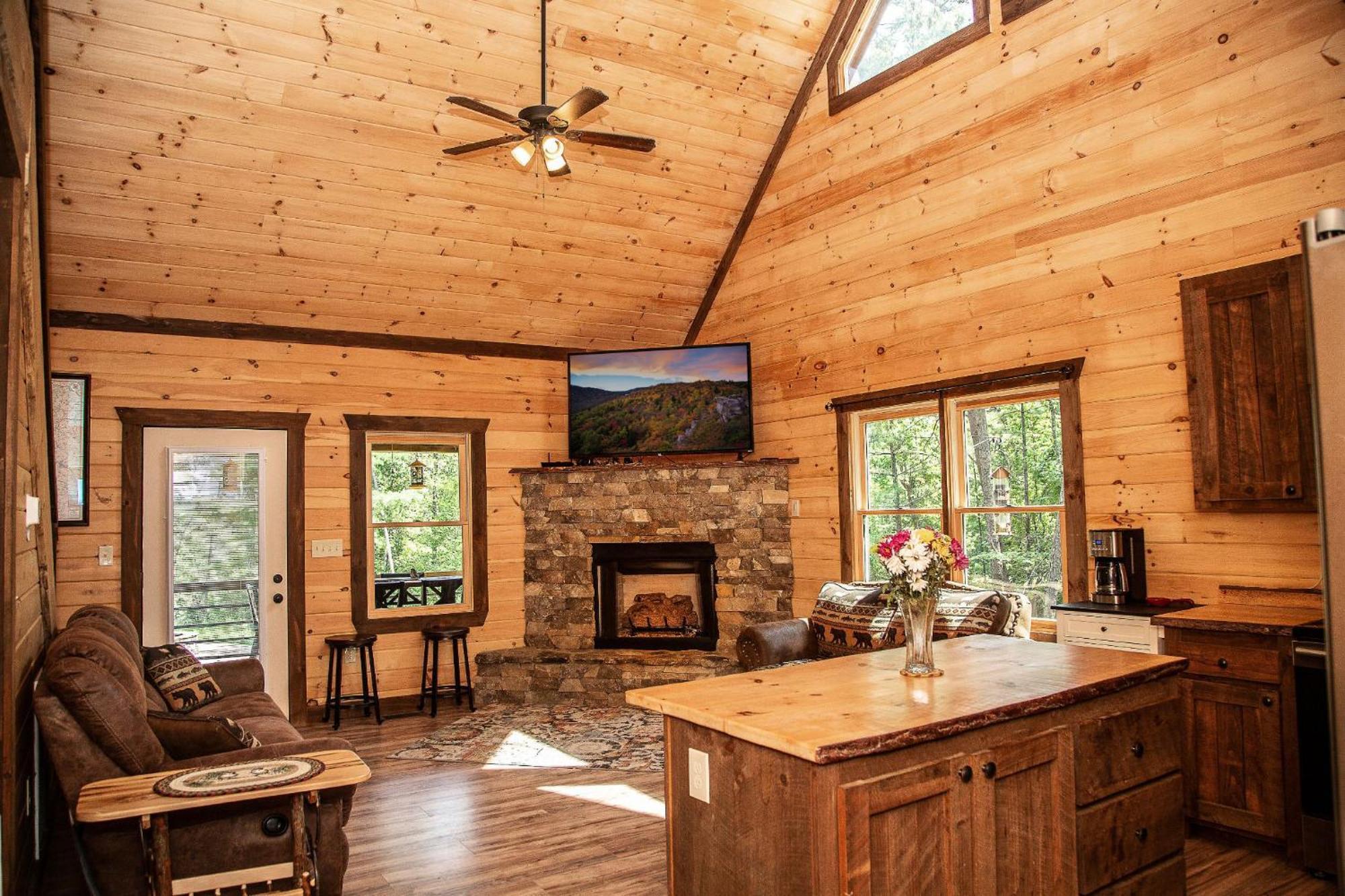 Adore The Smores Rustic Mountain Charm Outdoor Spaces And A Cozy Hot Tub 蓝岭 外观 照片